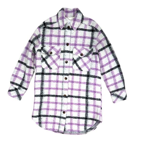 Samsoe Samsoe Galatea Plaid Oversized
Shirt Jacket - Picture 4 of 8